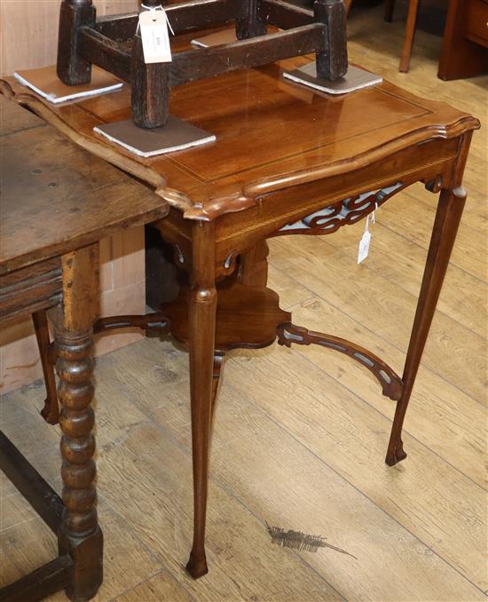 Two tier occasional table W.56cm